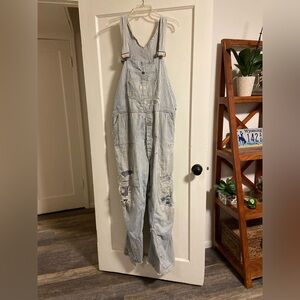 1950s-1960s Big Mac Overalls THRASHED / DISTRESSED W/ MANY Repairs & NEEDS WORK